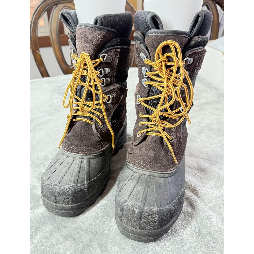 LaCrosse Boots Mens Size 7 Brown Suede Winter Snow Insulated‎ Outdoor 600210